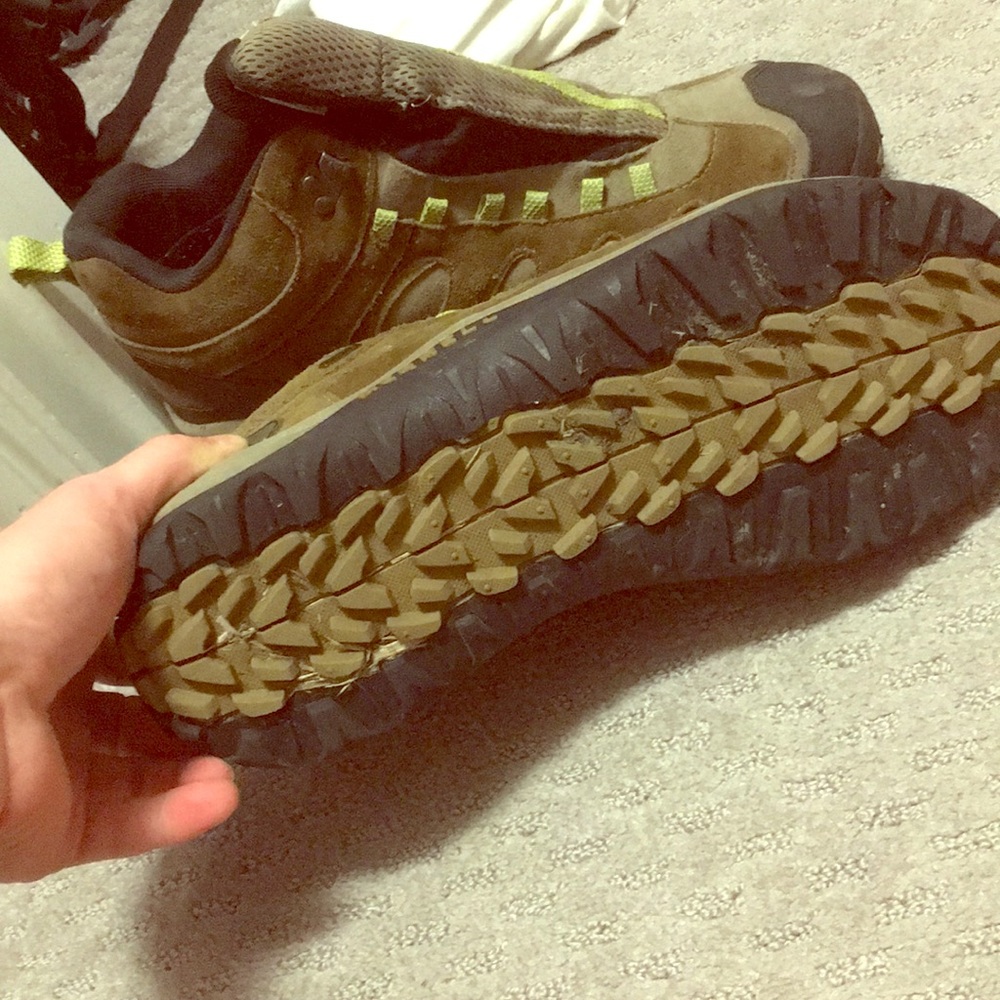 Merrell waterproofing hiking boots.